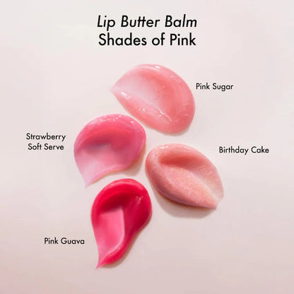 ⏰First 500 :2nd Item 60% Off,💋Sweet Pink Duo: Birthday Cake & Strawberry Soft Serve Lip Butter Balm